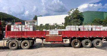 杭州 芝麻灰花岗岩地铺石出货日常