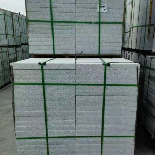 杭州 芝麻白火烧，园林广场市政工程地铺石，1.8~5.0厚均有现货