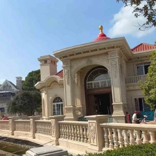 杭州 黄金麻花岗岩欧式别墅