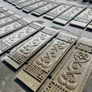 杭州 黄金麻花岗岩外墙雕刻板