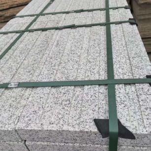 杭州 白麻花岗岩直行盲道石，盲条，地铺石