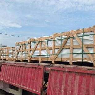 杭州 芝麻白花岗岩地铺石出口专车-泰国游