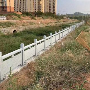 杭州 白麻河道栏杆效果展示图