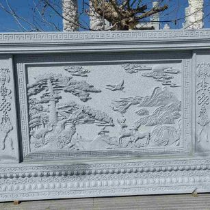 杭州 芝麻白大型照壁，屏风，影壁