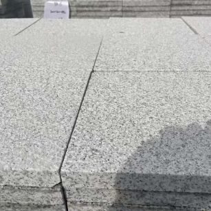 杭州 白麻花岗岩石材推荐 荔枝面地铺石