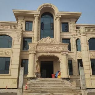 杭州 黄金麻花岗岩别墅外墙干挂