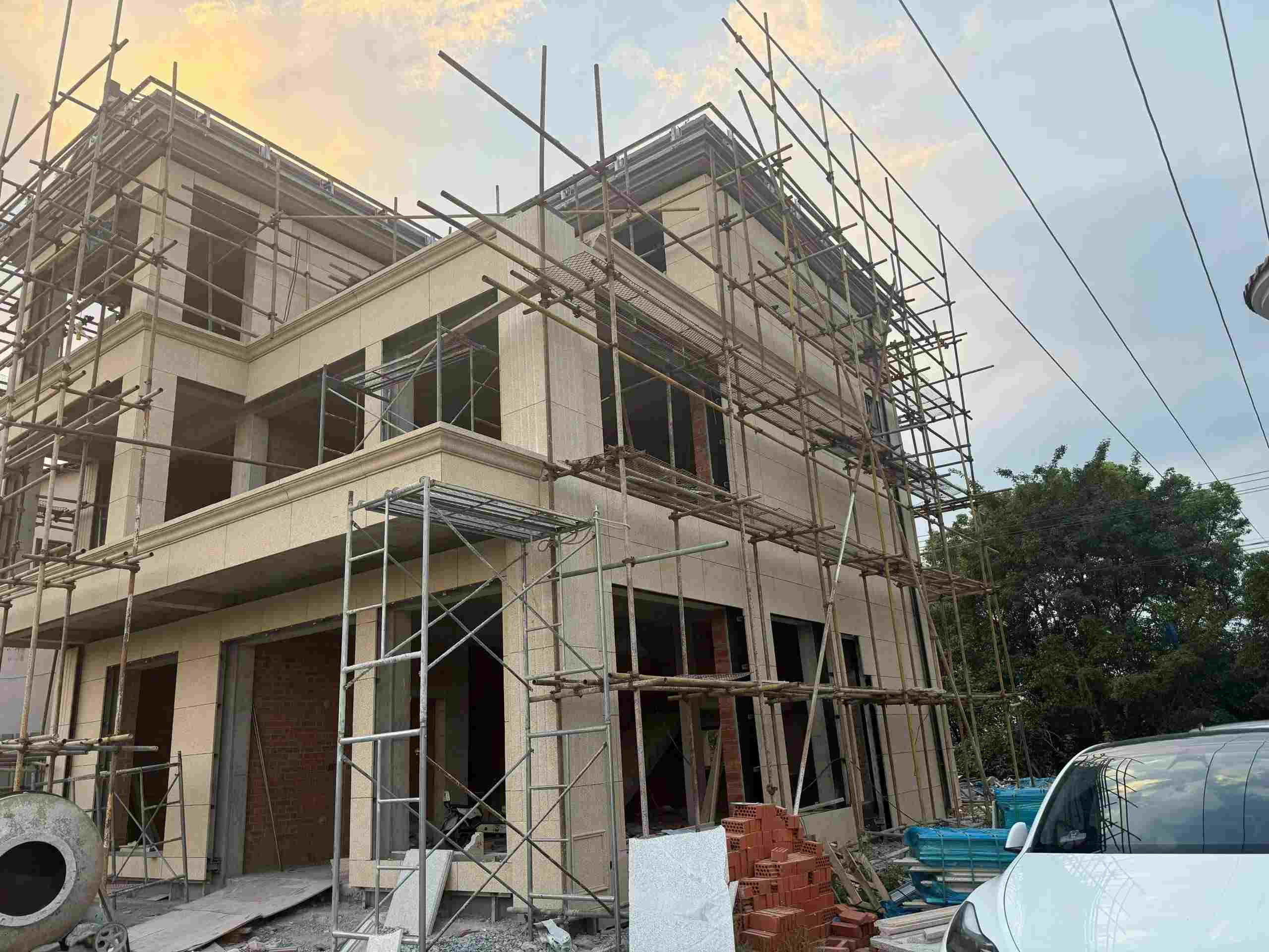 杭州 黄金麻荔枝面花岗岩外墙干挂