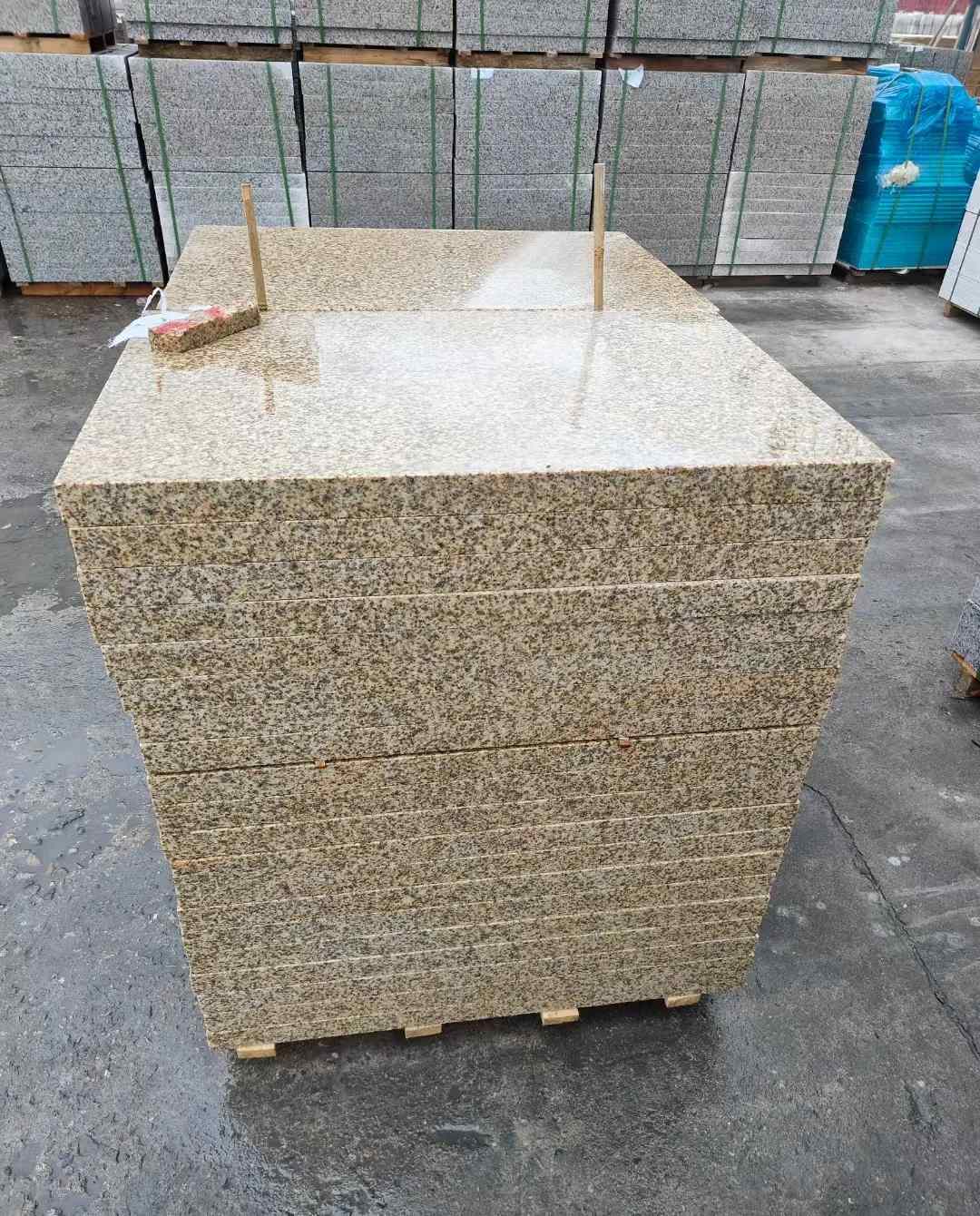 杭州 湖北黄金麻花岗岩石材荔枝面外墙石材