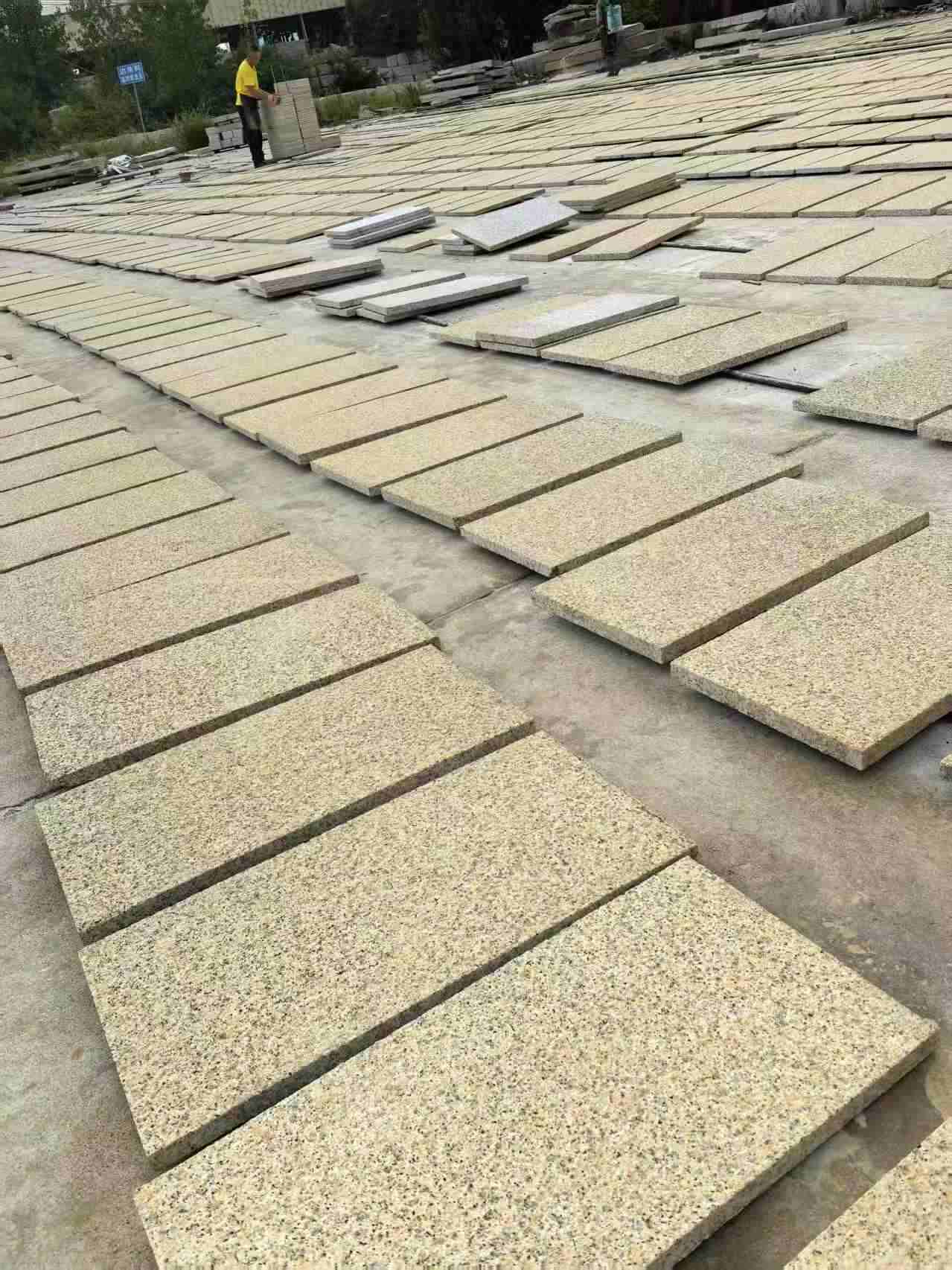 杭州 黄金麻荔枝地铺石面排板