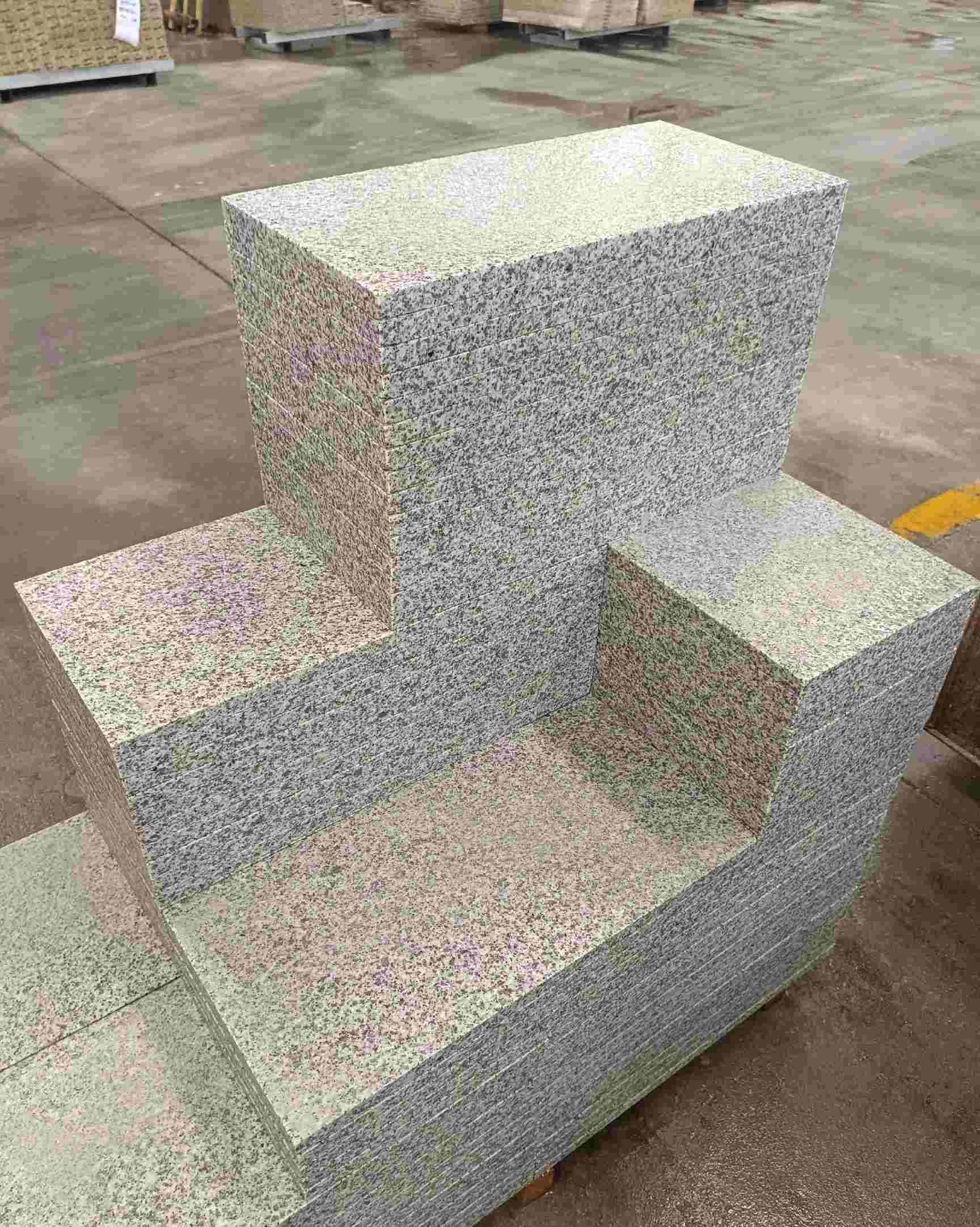 杭州 白麻花岗岩荔枝面地铺石