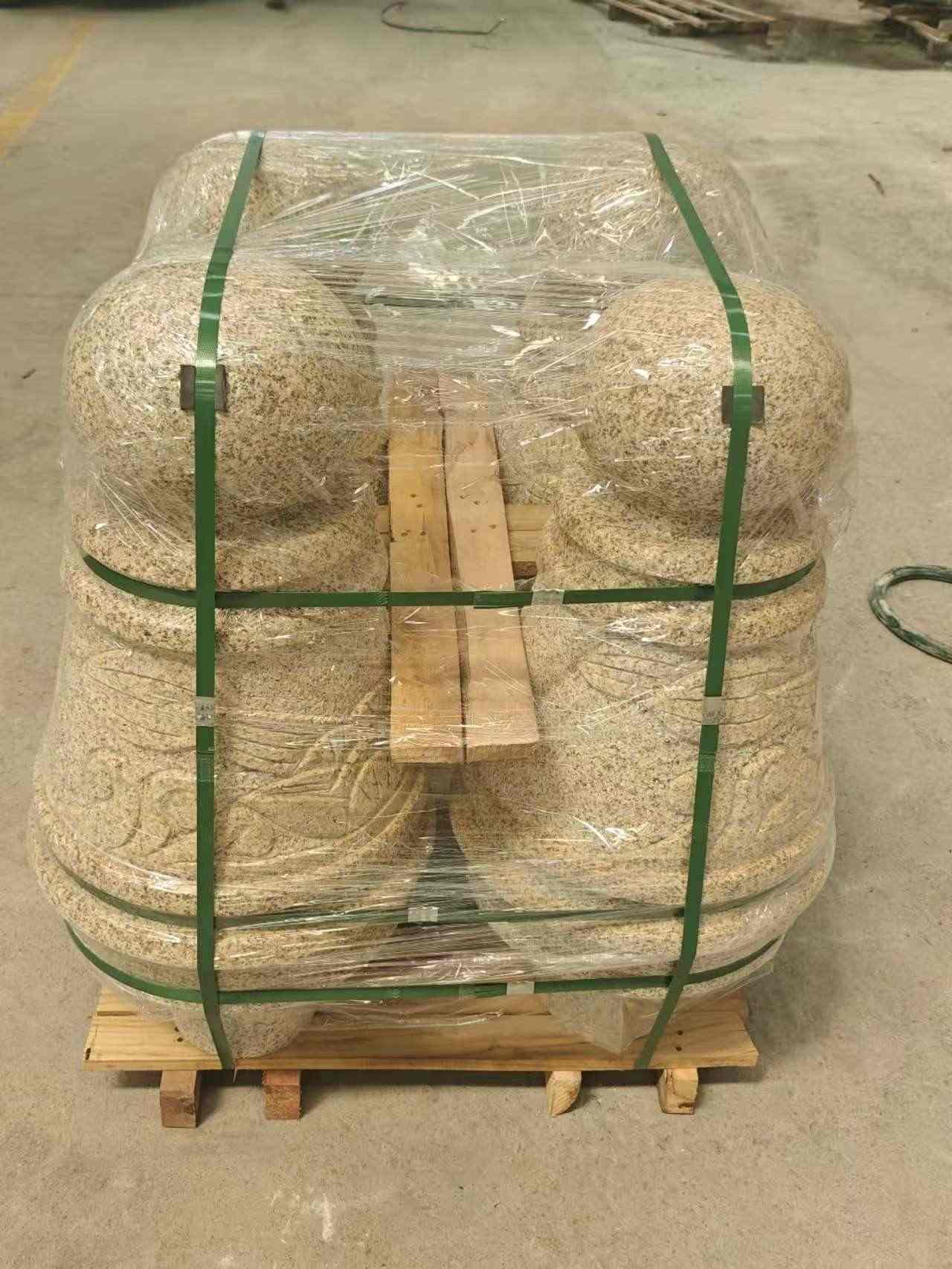 杭州 黄金麻异形定制雕花——棒棒糖挡车柱