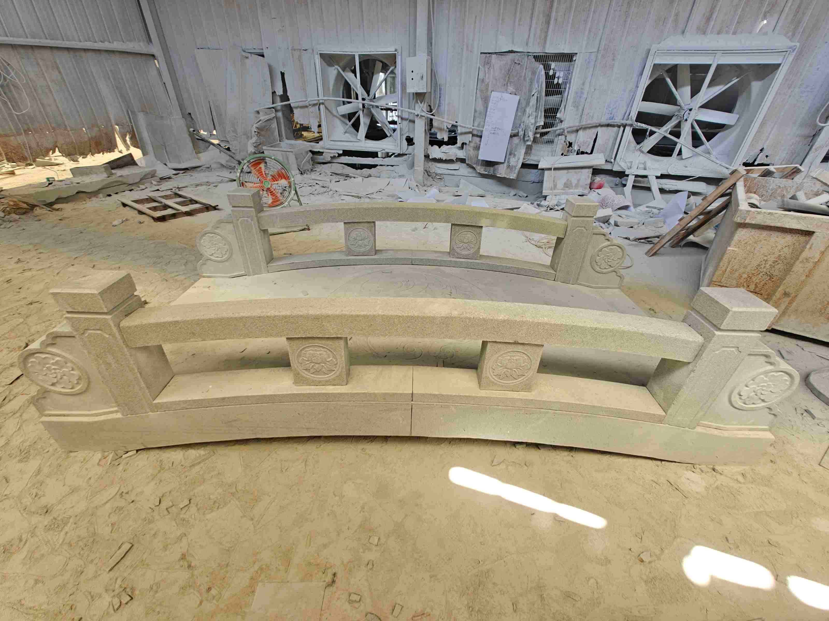 杭州 芝麻灰花岗岩异形加工-拱桥，石桥