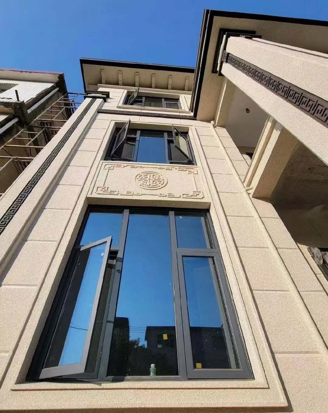 杭州 黄金麻荔枝面别墅外墙干挂效果展示