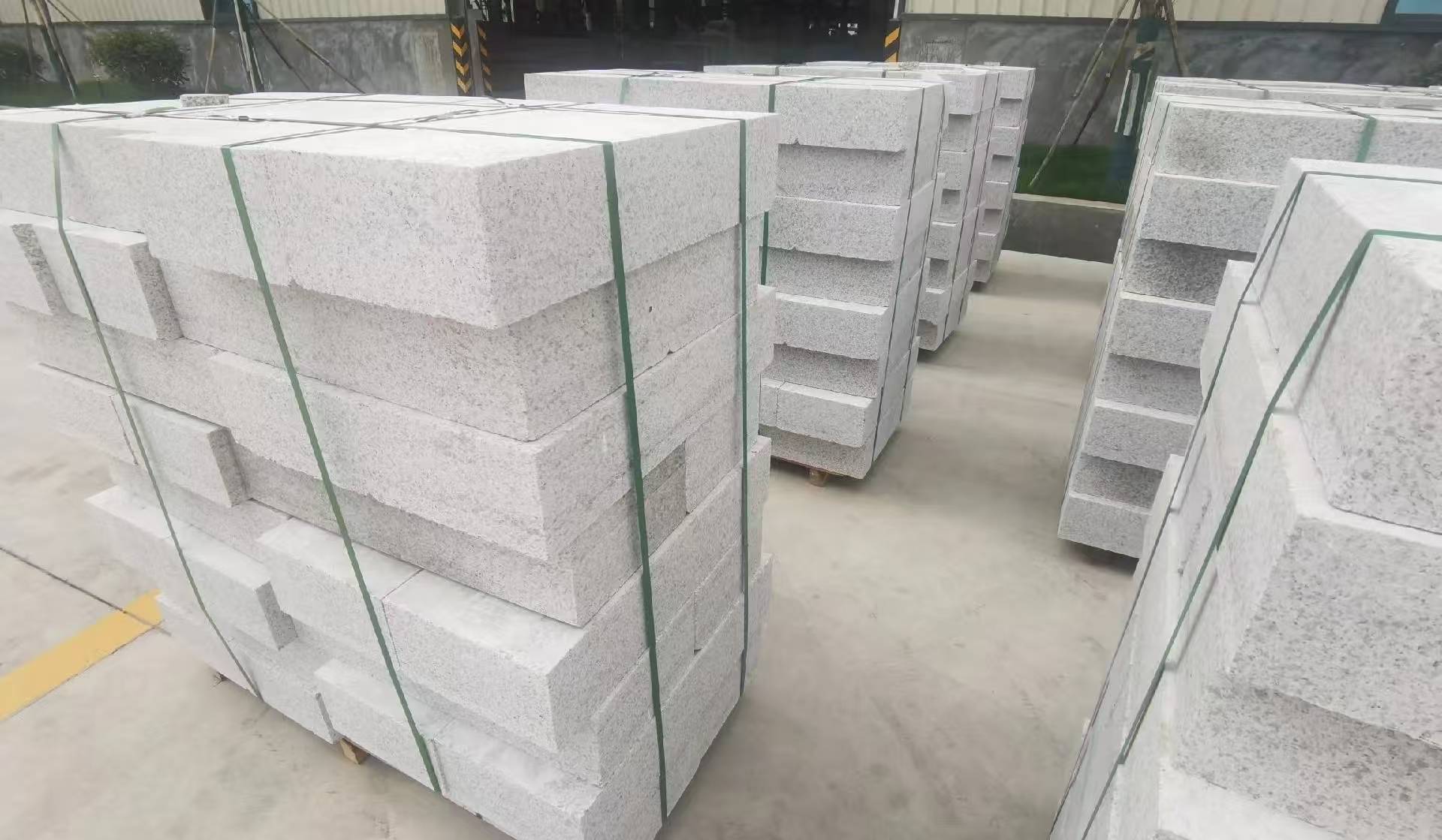 杭州 白麻花岗岩路沿石，立缘石，平缘石，路牙石，道牙石，马路牙子等