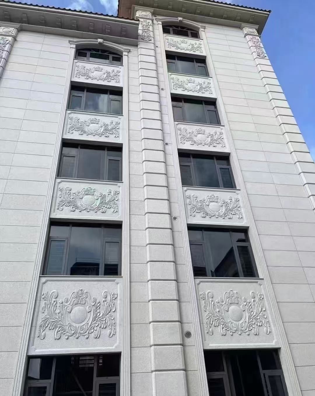 杭州 白麻荔枝面花岗岩别墅外墙干挂