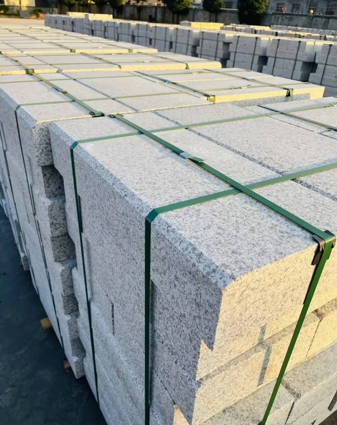 杭州 白麻花岗岩路沿石，马路牙子，路缘石，平石，立缘石等