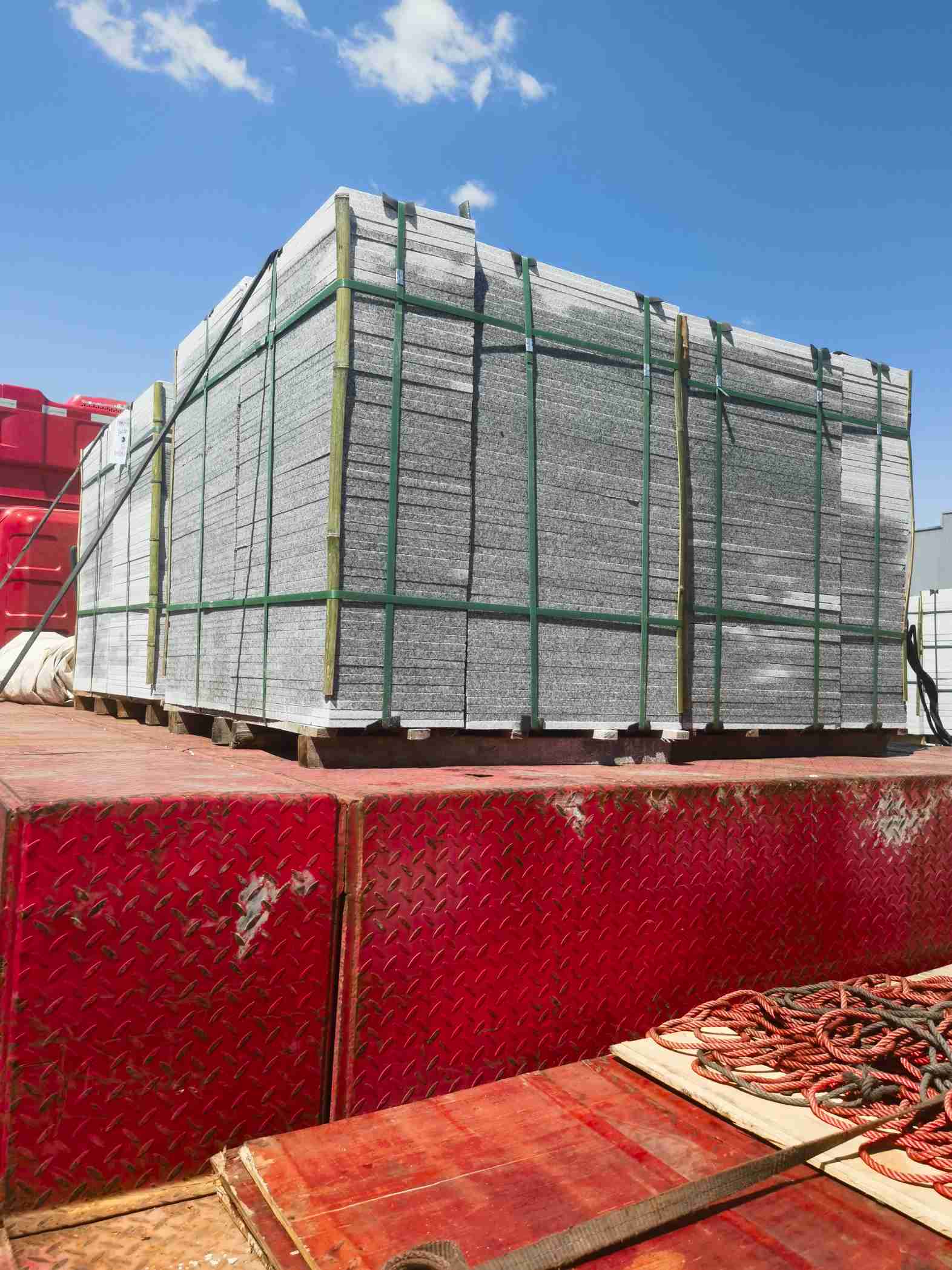 杭州 芝麻白火烧规格板地铺石300*600/600*600