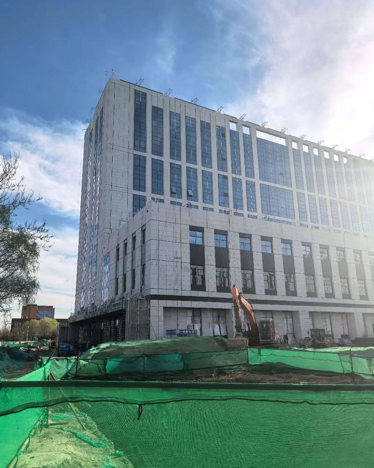 杭州 白麻花岗岩石材外墙干挂