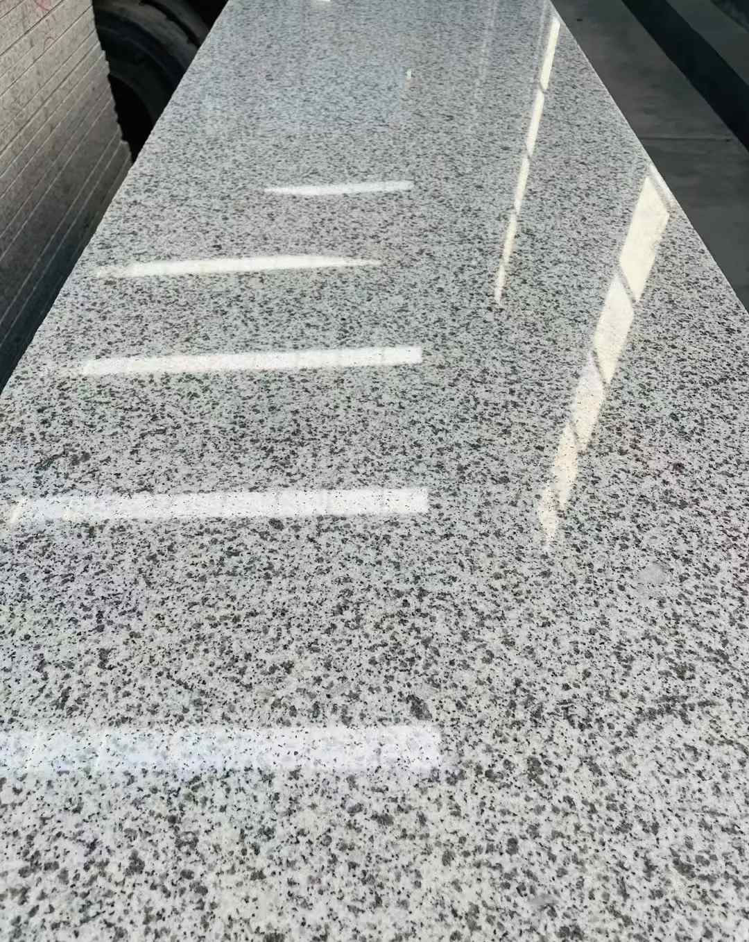 杭州 白麻花岗岩光面毛板